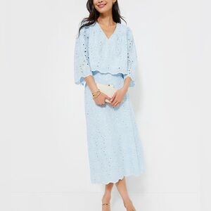 Tuckernuck Light Blue Top and Skirt Set